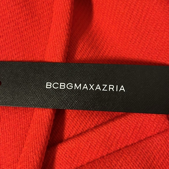 Cherry red BCBGMAXAZRIA coat size large - Picture 7 of 12